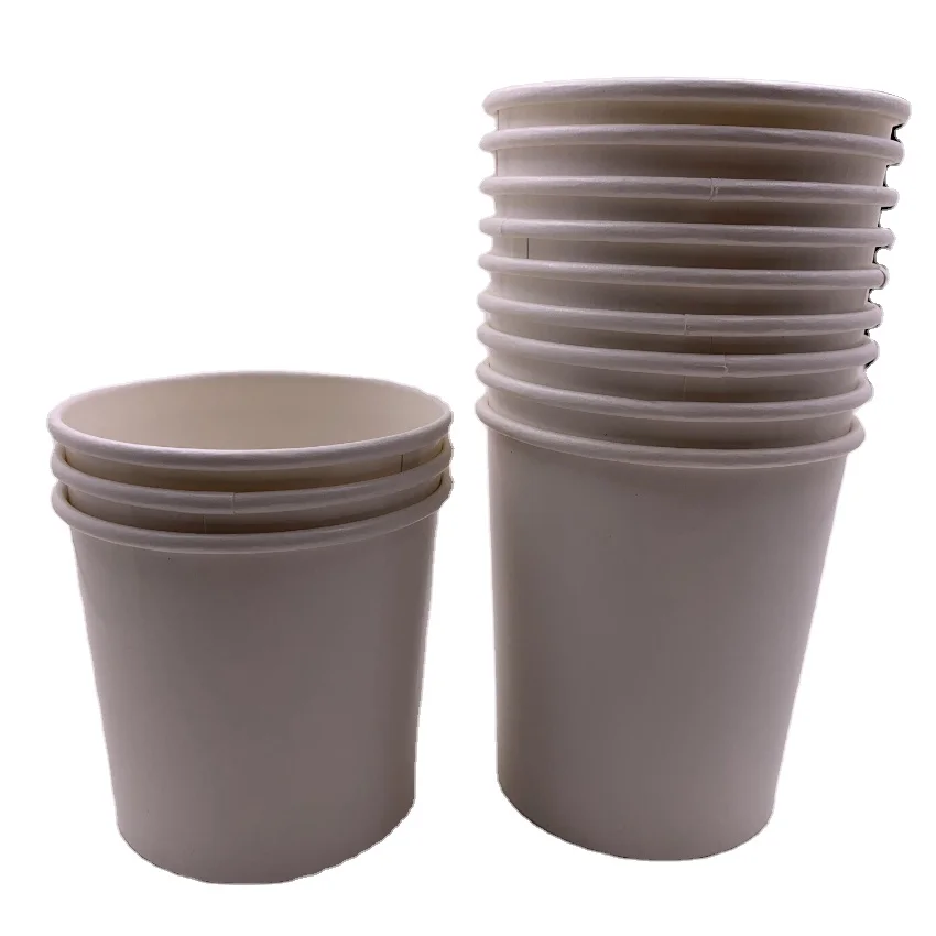 
Disposable Paper Soup Cup small size paper bowl with Dome Lid 