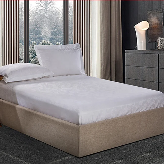 Chiffon jacquard linen fabric extra deep jersey fitted sheets