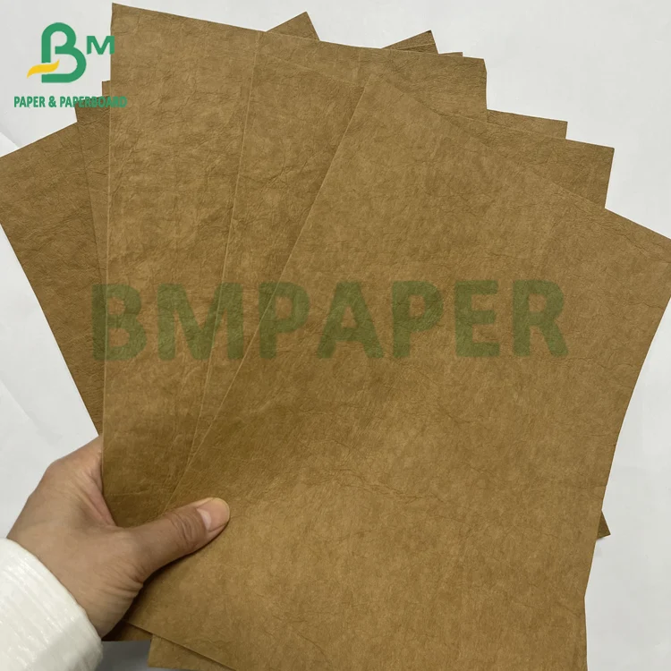 Biodegradable 0.55mm Glossy Black Roll Washable Kraft Paper for Flower Pot