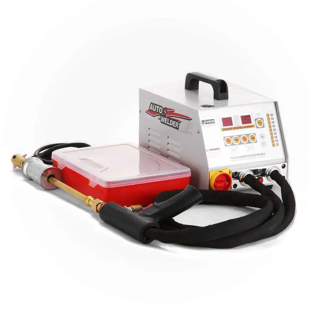 110V 0-40A Multifunction Car Body Repair Spot Stud Welder Dent Puller Kit