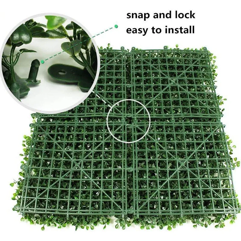  50*50 см пластиковые панели забора зелени boxwood искусственная изгородь для украшения