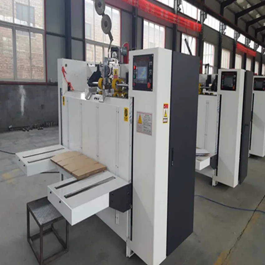 
Carton making machine semi auto double servo control stitcher (stitching) machinery) 