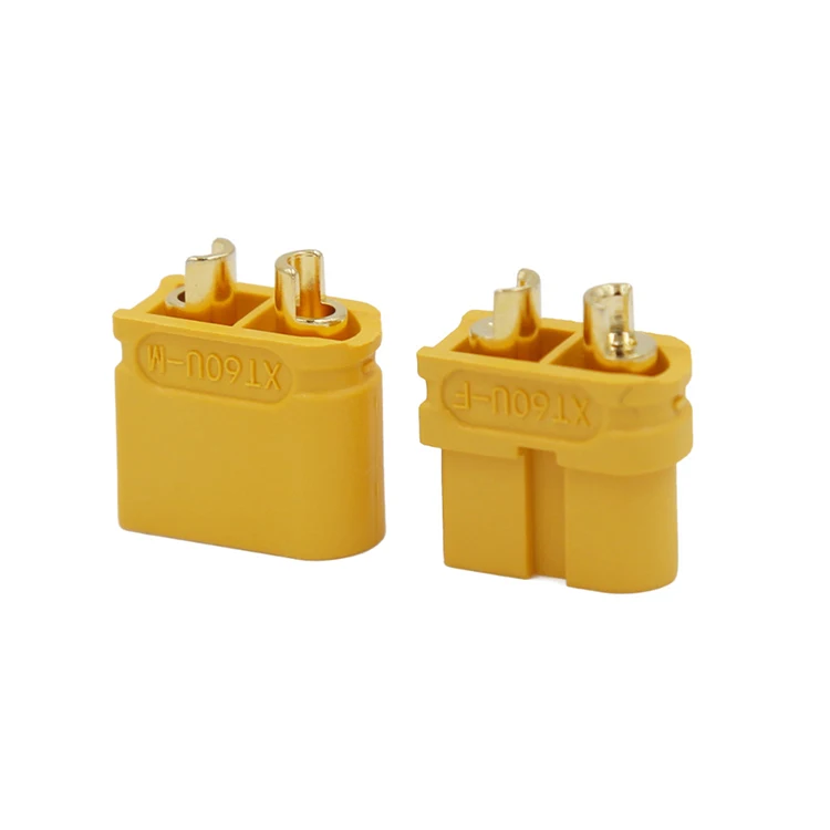 Amass XT60U 3,5 мм банановый разъем позолоченный 60 а пиковый ток XT60 обновление батареи Lipo XT60U штекер для RC