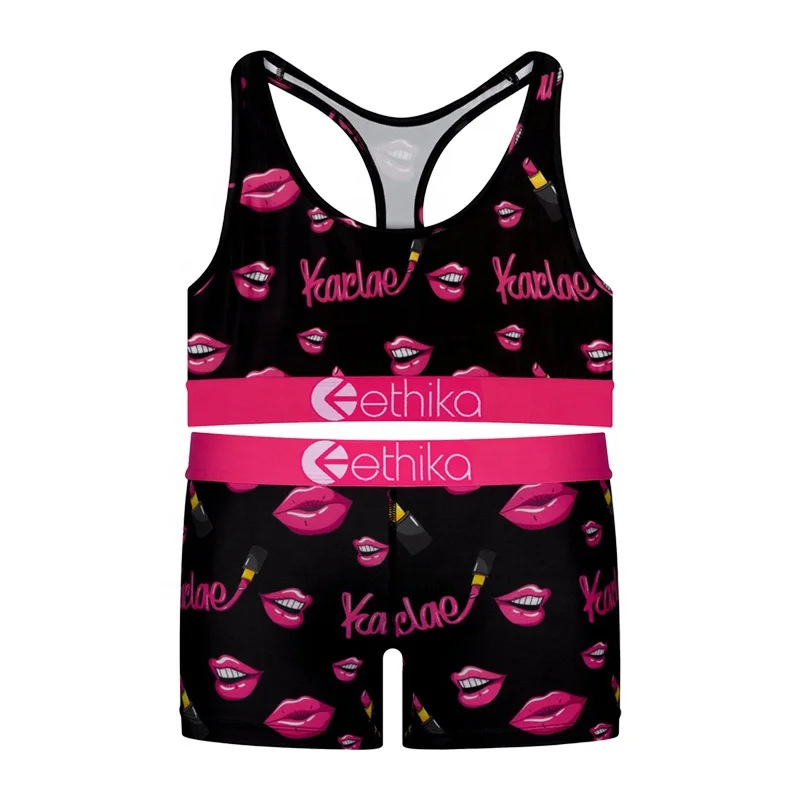 
Ethika jerrika karlae lipstick queen women set sexy yoga outfits sports women ethika sets 