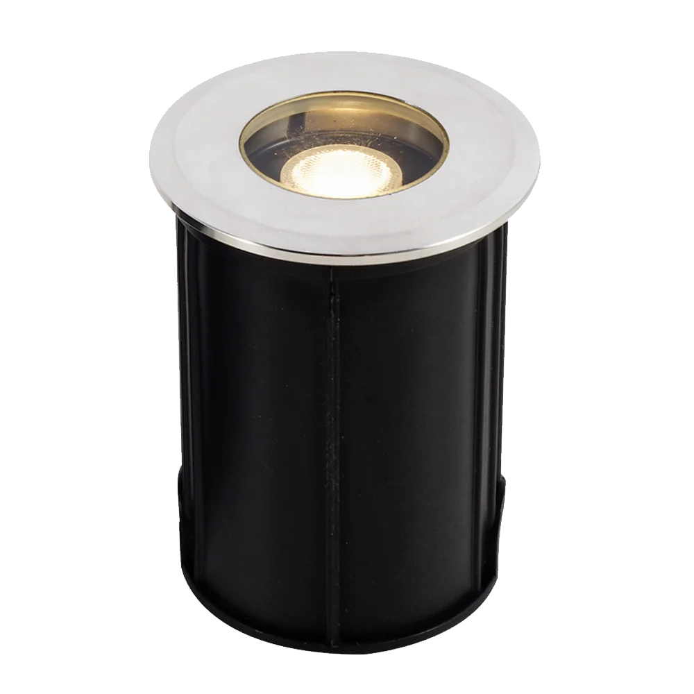 Waterproof ip68 mini 1w 1.5w 3w 12v 220v focus garden step decking decorative buried led underground light with glue filling