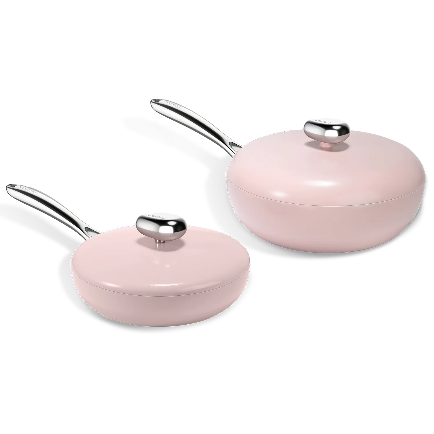 Factory source non stick aluminium alloy cookware set with attractive color cover lid wok pan