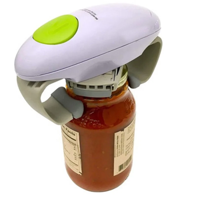 One Touch Automatic Jar Opener Bottle Tin Opener Canned Hands Free Operation Kitchen Gadgets Home Essential Helper