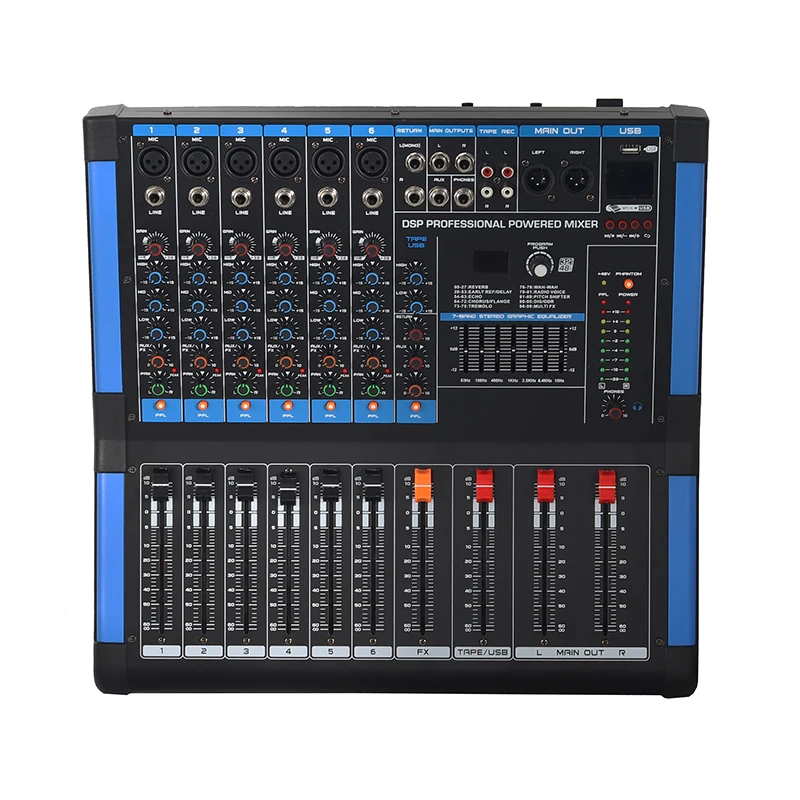 Usb Interface 4 Channels Mini Audio Mixer Perfect For Home Karaoke