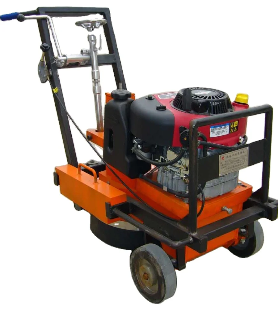 Hand push thermoplastic road marking removal machine