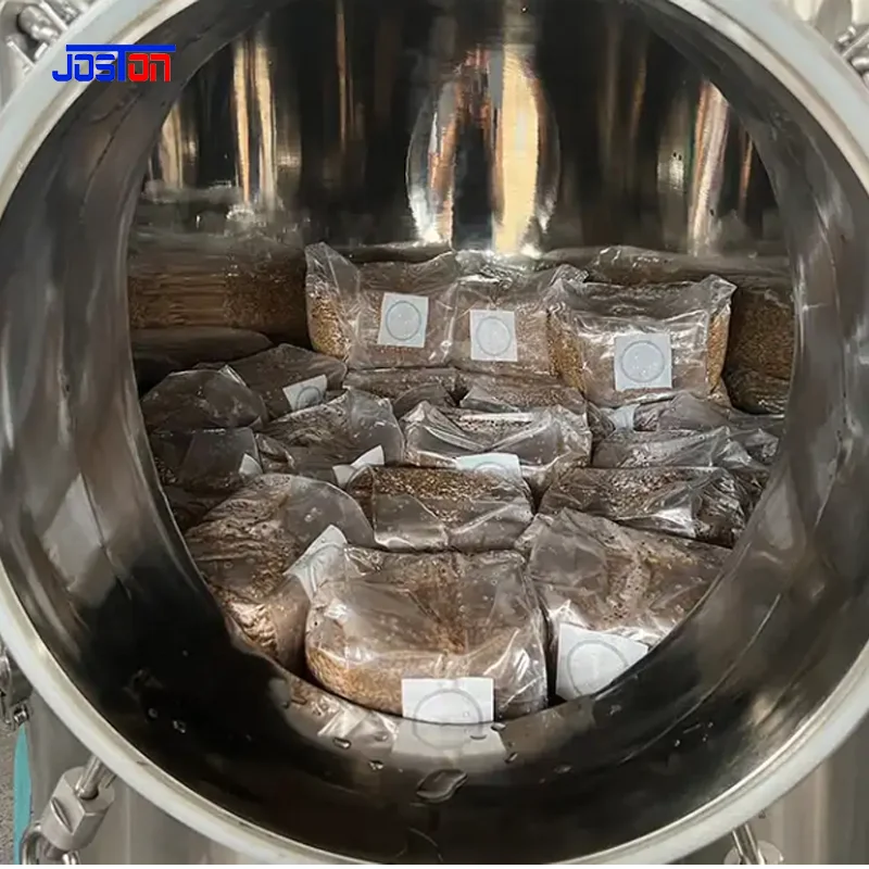 JOSTON  330l-500L 330 liter vertical mushroom autoclave sterilizer industrial sterilization machine