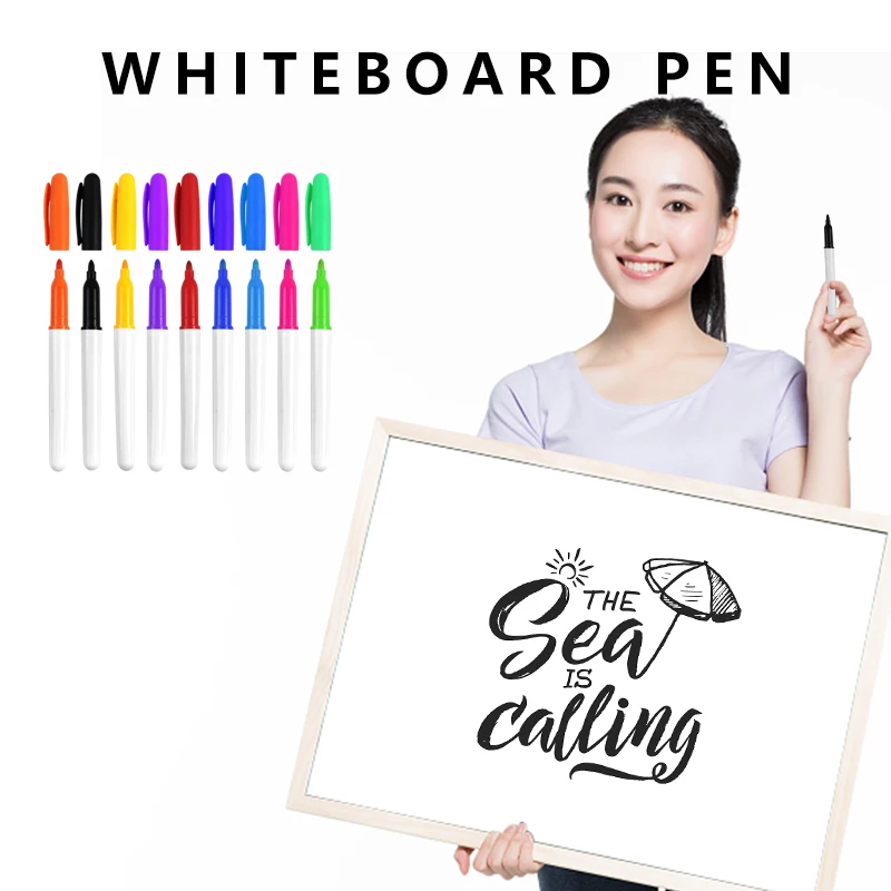 Горячая Распродажа от производителя KHY школьная доска с тонким наконечником временная стираемая для детей маркерная ручка сухого стирания