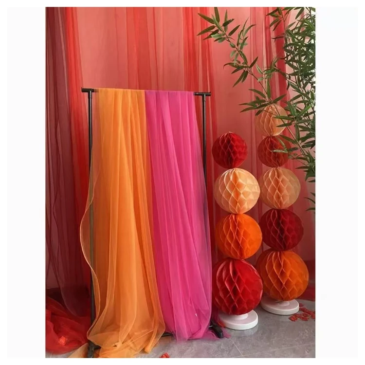 Free sample breathable curtain fabric roll sheer for the living room