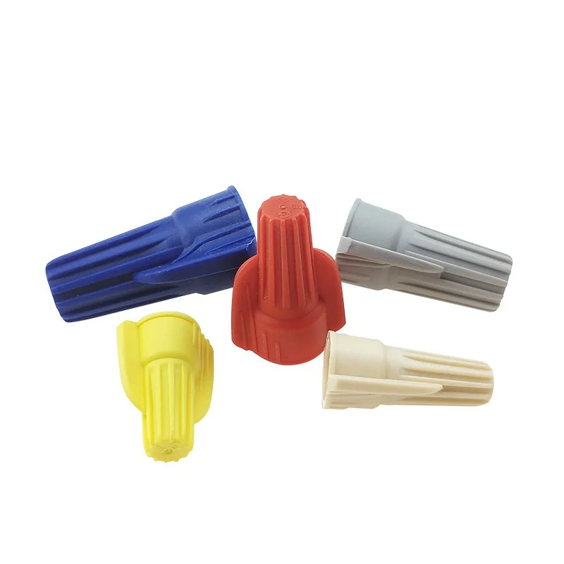Two Wings Electrical Wire End Wire Connecter QWT Nylon Pvc Closed End Crimp Connectors Cable Splice Screw Terminal Wire Nuts