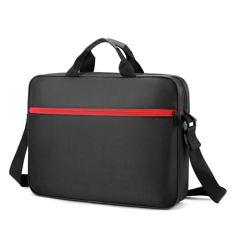 Dianlun Custom 15 Inches Waterproof Polyester Laptop Bag Business Office Briefcase Portable Computer Case Cover Option
