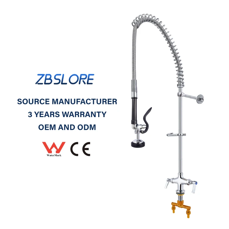 Spray Pre Rinse Pull Out Kitchen Faucet Hot And Cold Prerinse Dishwasher Faucets