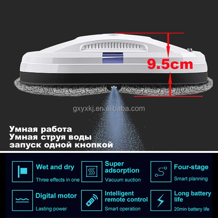 Аккумуляторный беспроводной пылесос для окон