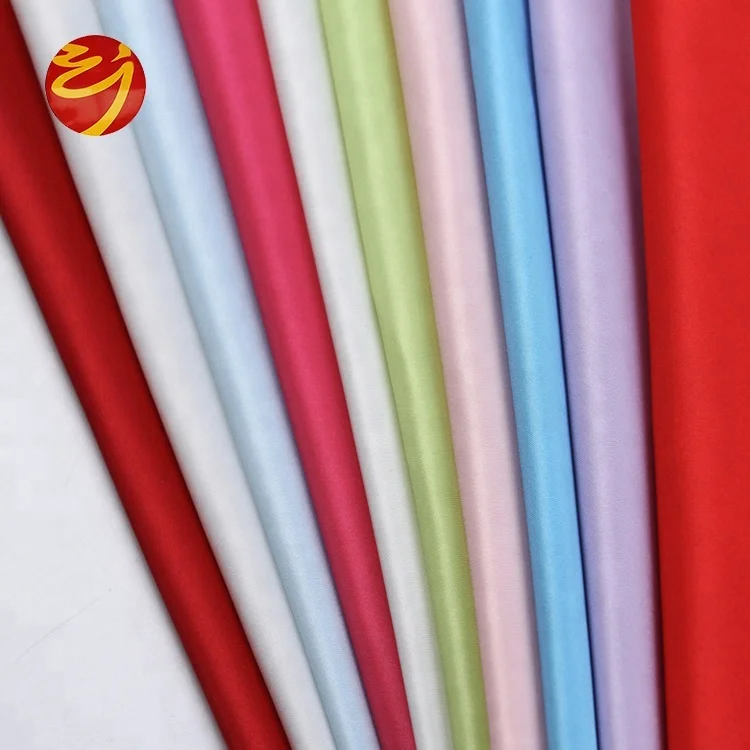 Атласная ткань из 100% полиэстера