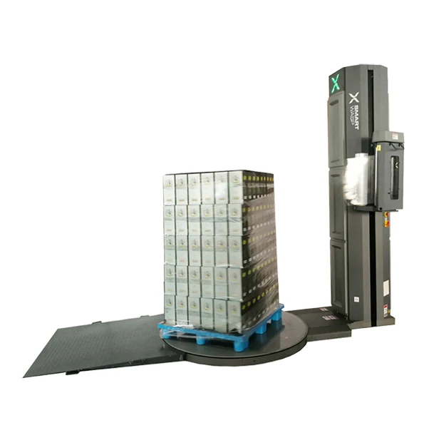 
Manufacturer wholesale semi automatic stretch pallet wrapper pallet wrapping machine 