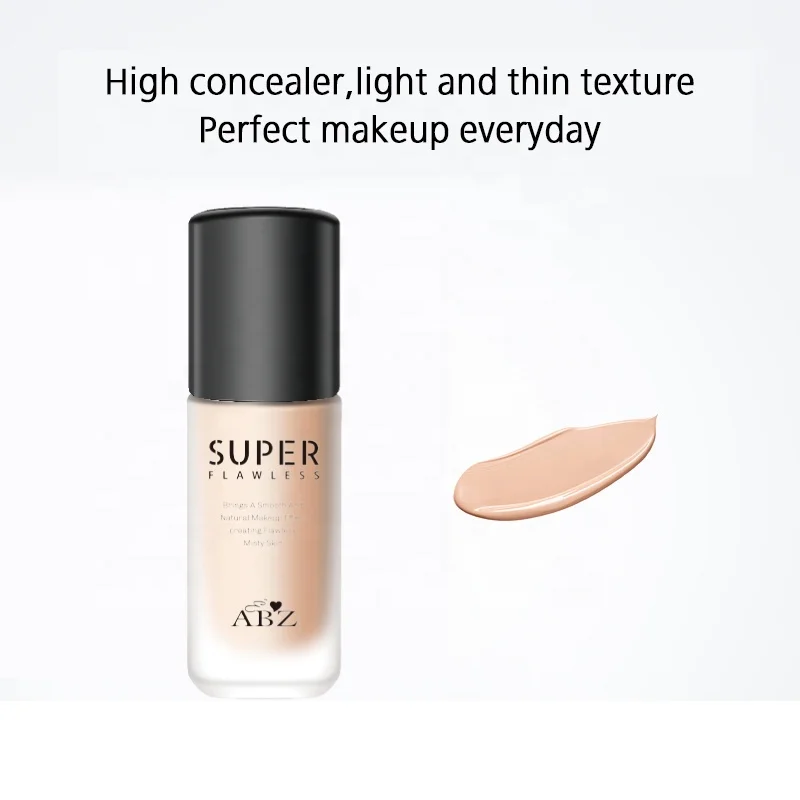 ABZ Moisturizer Base Liquid Foundation Makeup Foundation Cream Moisturizing Full Cover Oil Free Foundation