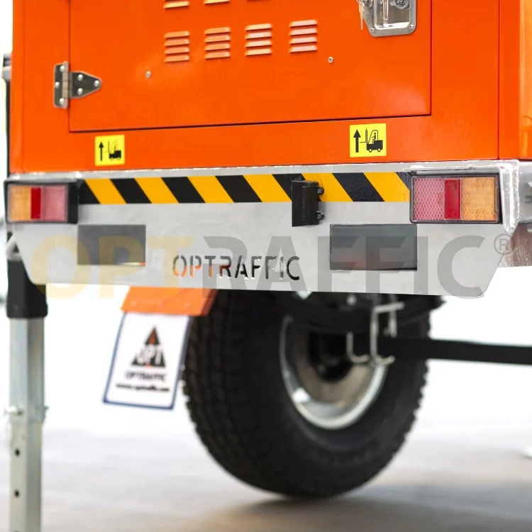 Solar Light Tower LED Mobile Hybrid Light Tower Solar Panels Solar Energy System Solar Power