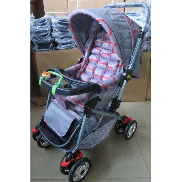 new style stainless steel frame easy to fold light weight baby umbrella stroller with adjustable sunshade canopy wholesale 2023
