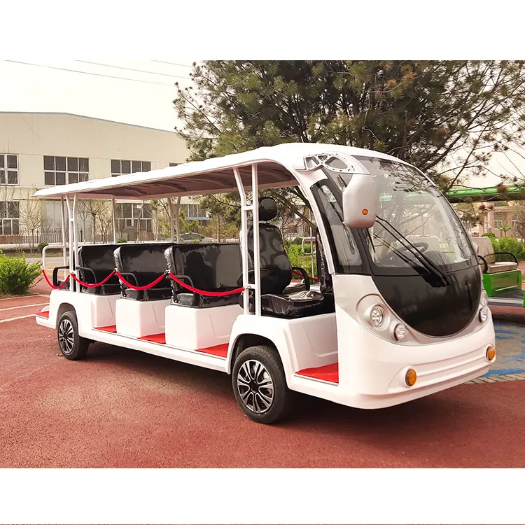 
 Новый продукт Китая 14 пассажиров парк аттракционов оборудование экскурсионный автобус Электрический туристический автомобиль  