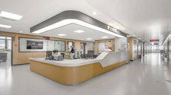 YL025 Hospital Furniture Factory Supply New Design Customized Medical Furniture Hospital Reception Desk