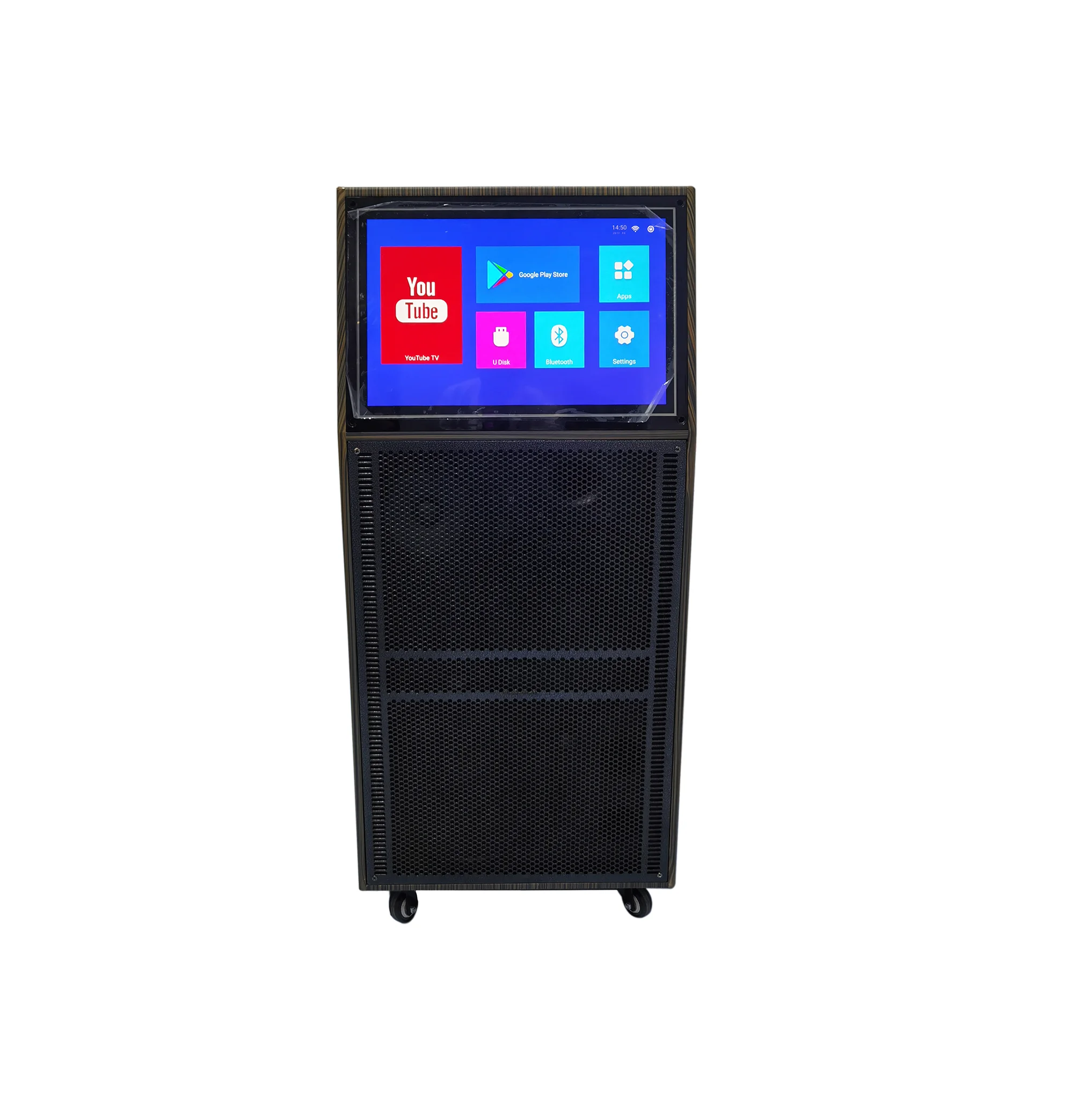TEMEISHENG LS212-07 12 Inch Display Screen Karaoke Party wireless Portable Trolley bluetooth Speaker