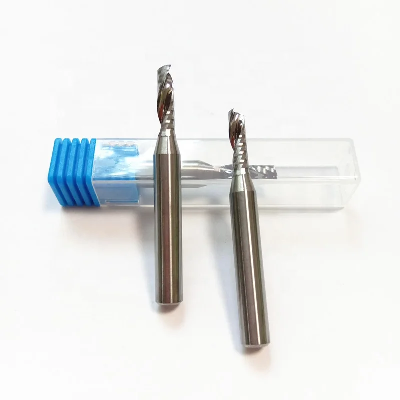 Customize  tungsten carbide single flute endmill 1 flute milling cutter