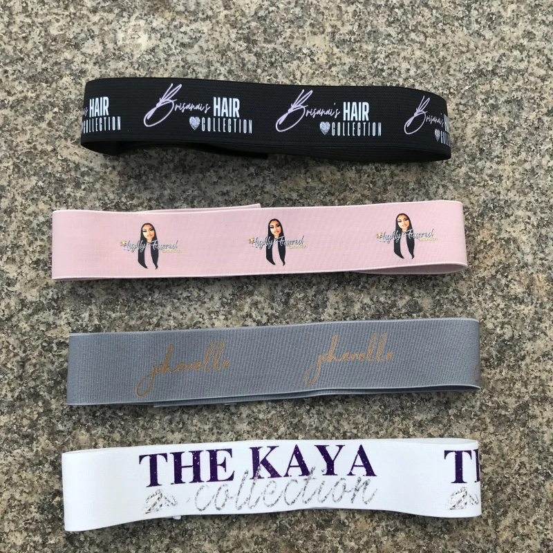 Бесплатный логотип на заказ, эластичный парик, плавкая лента для париков и головная повязка для капота, волосы на фронтальной сетке