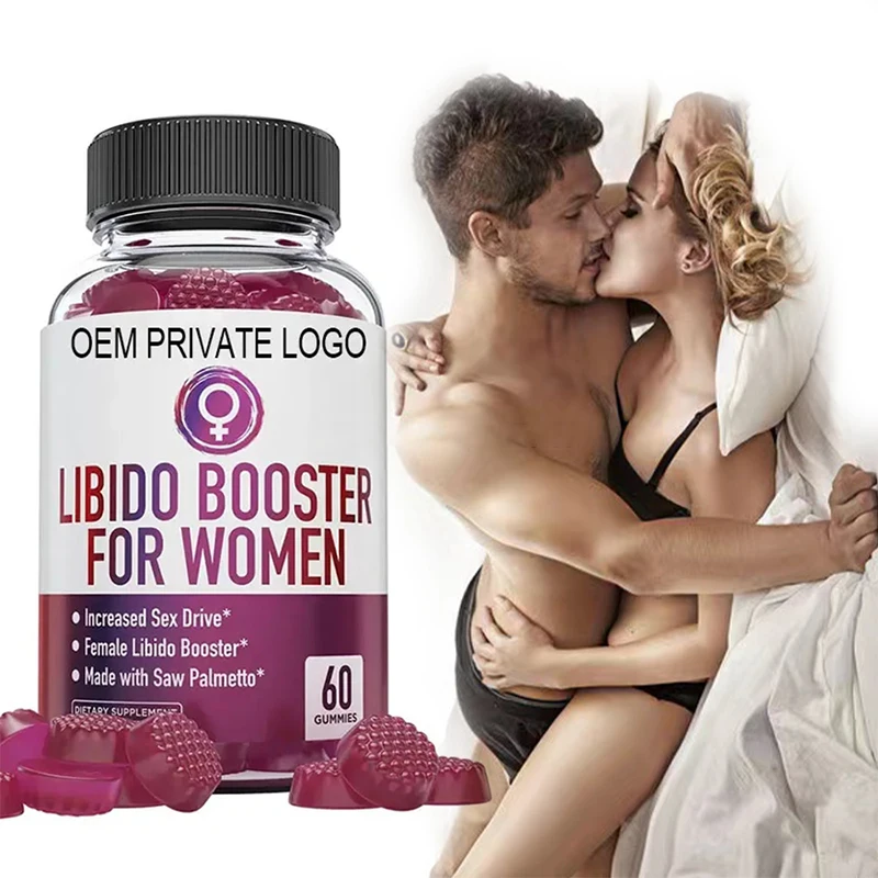 Private Label OEM Libido Booster Gummies for Women Saw Palmetto Natural Herb Female Libido Booster Gummy