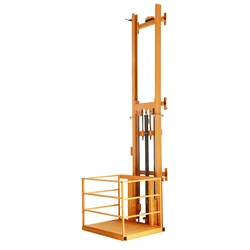 outdoor indoor small cargo lift wall mounted freight elevator vertical cargo elevator hydraulic goods lift