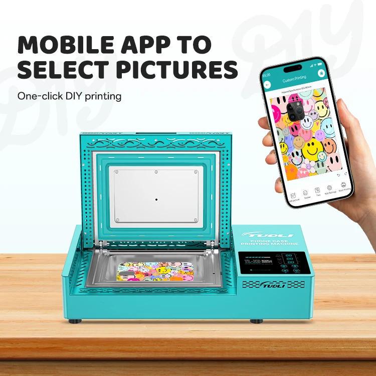 TuoLi Blank 3D Sublimation Custom Cute Anime Mobile Phone Cases Cover Shell Heat Press Printing Machine for Own Design