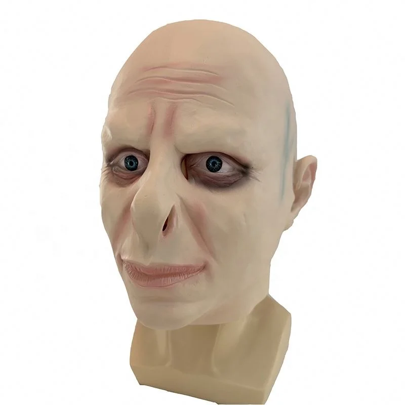 Halloween Costume Mask Lord Latex Voldemort Mask Harry Cosplay Movie Character Party Festival Props Decoration Party Mask