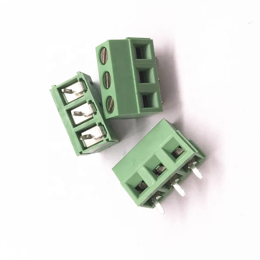 screw terminal block 127  5.0mm pitch height 10.0mm brass KF127 PCB CONNECTOR TERMINAL BLOCK