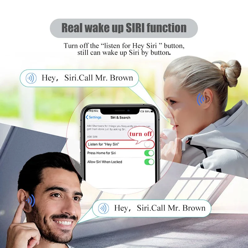 
Gen 2 Airoha 1536u wireless earphones Light sensor Air 2 tws rename GPS positioning i200 i500 i1000 i2000 i3000 i5000 i10000 