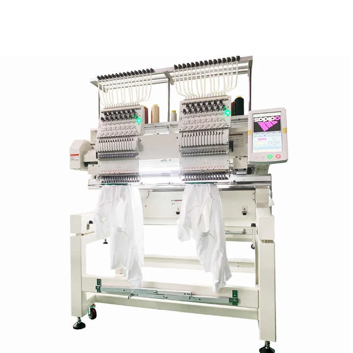Cheap Price 2 Heads Computerized Flat Chain Stitch Chenille Embroidery Machine High Speed
