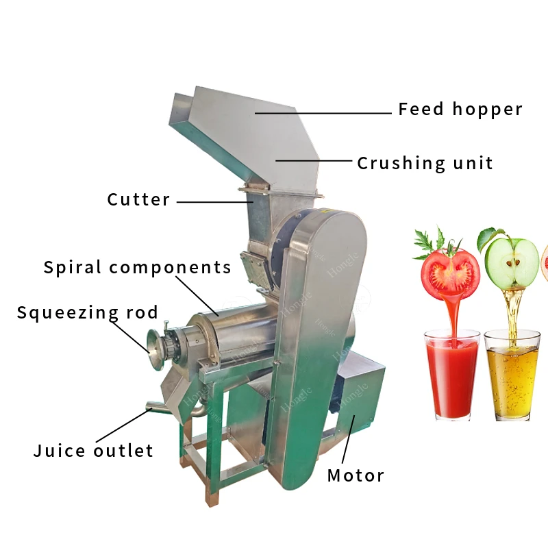 Hot Selling Fruit Vegetable Squeezer Bamboo Pulp Making Machine Juicer Hand Press Manual Extractor Juice Maker For Wholesales