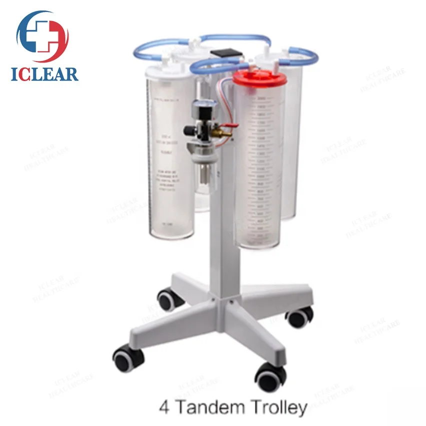 Disposable Medical Centralized Liquid Wast Device Suction Liner and Canister