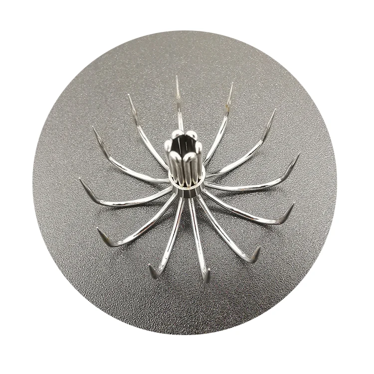 high quality stainless steel 12 needle squid hook without barb octopus hook,with fish hook