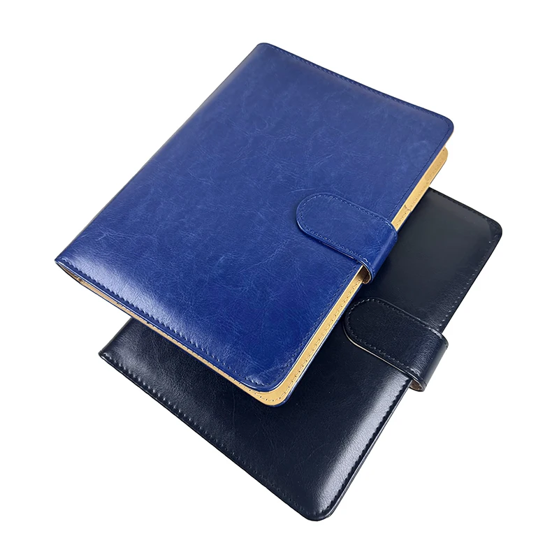 2025 Custom Logo Notebook A5 Size Multiple Colors Spiral Style Fabric/PVC/PP Cover Leather Hardcover Box Loose-leaf Writing
