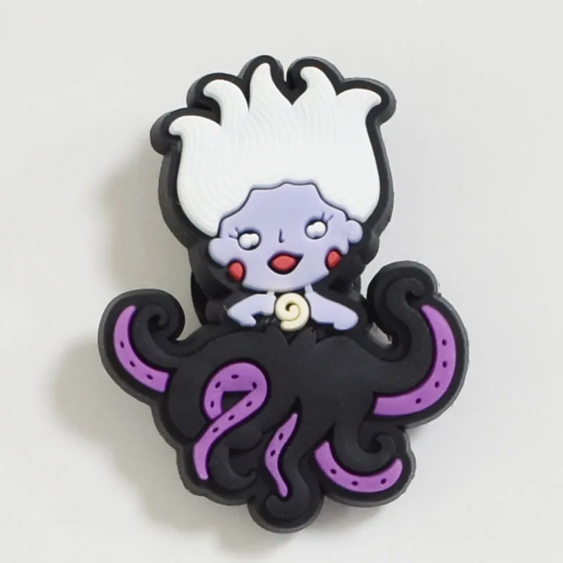 Hot Sell Halloween Style Pvc Funny Diy Cartoon Witch Shoe Accessories Decorations Fit Clogs Kids Gifts Shoe Charms