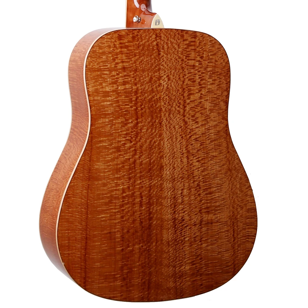 Custom Design Black Matte Die-cast Machine Head Solid Spruce Wood All Kinds Of Guitar Acoustic Guitar For Sale