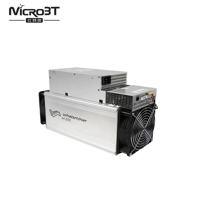 Б/у Майнер BTC whatsminer M20S 68th 3264W, Майнер блоксов microbt whatsminer M20S 68th