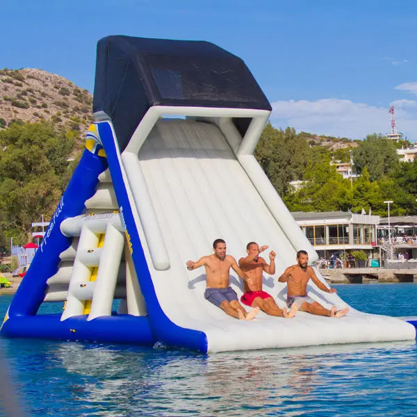 2021 hottest Water Park large sealed air tight Inflatable Floating Aqua for customized
