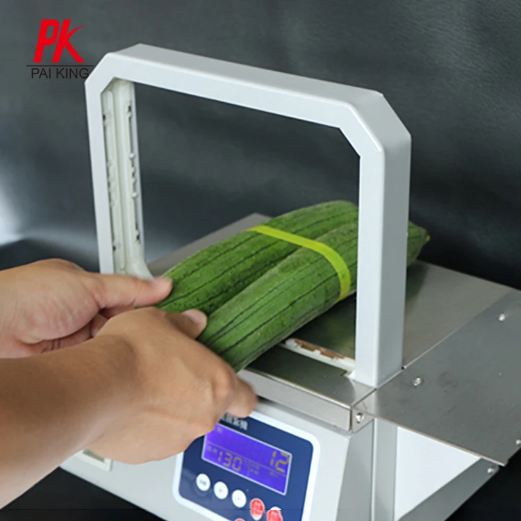 Automatic bag food cables wires vegetables wrapping opp plastic tape binding machine tying equipment for food products