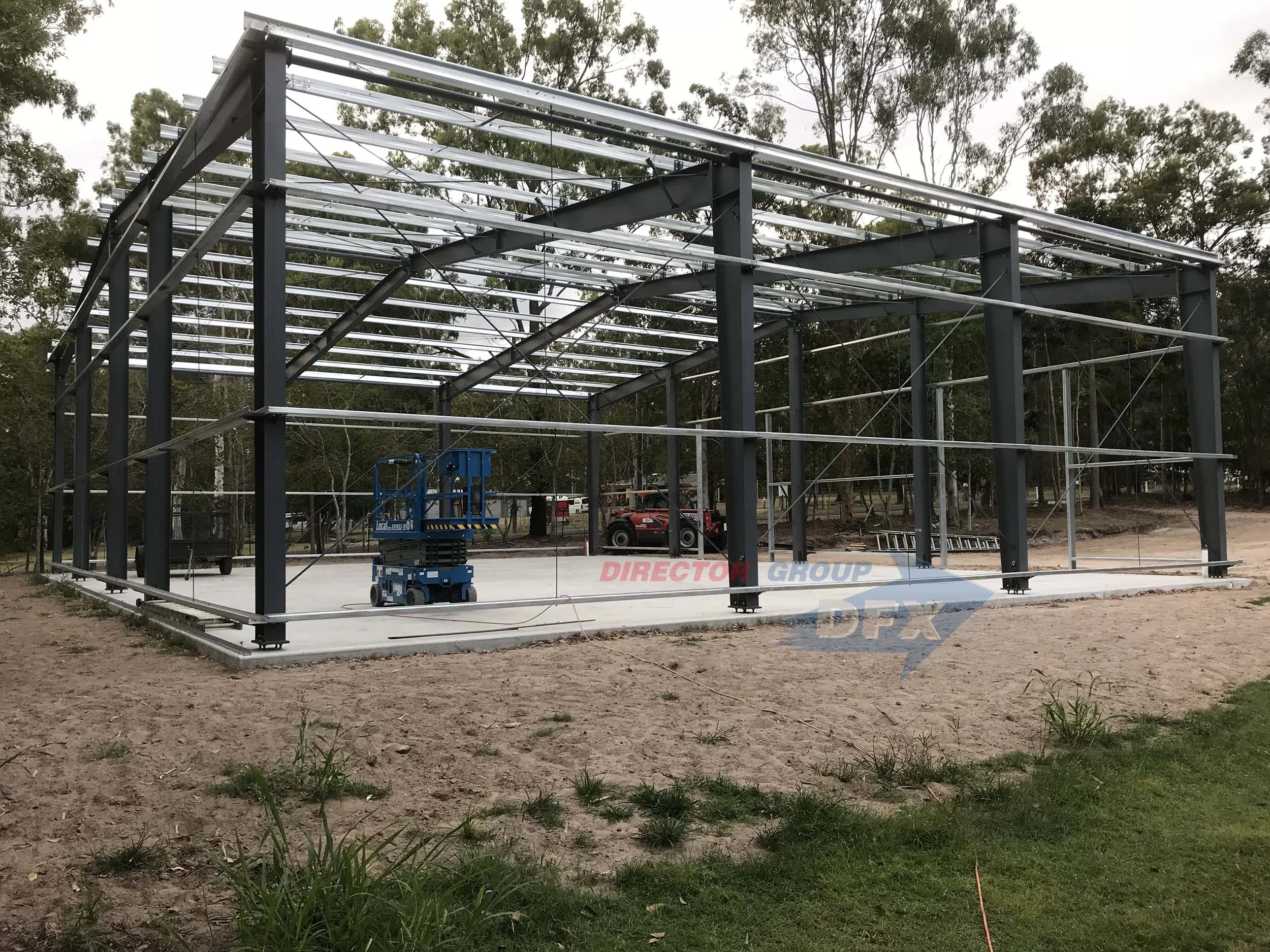 Light Metal Framing Steel Structure Prefab Car Storage Shed Warehouse Building