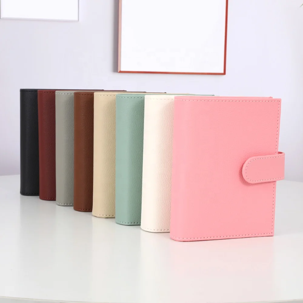Канцелярский подарок Ins FB TK Etsy бестселлер Luxe A7 кожаный конверт с личи в виде папки для карт и денег кошелек