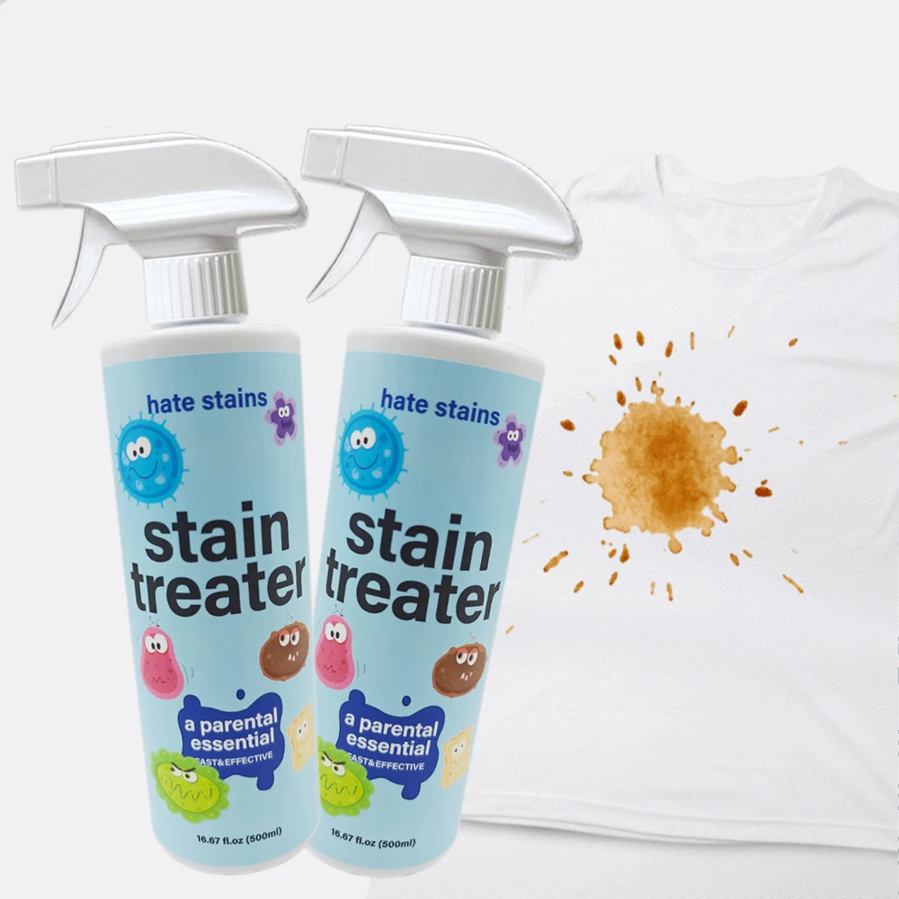 Clothes Stain Remover Spray Enzyme-Powered Powerful Stain Odor Remover Cleaning Spray For Laundry Carpets Mattress & Upholstery
