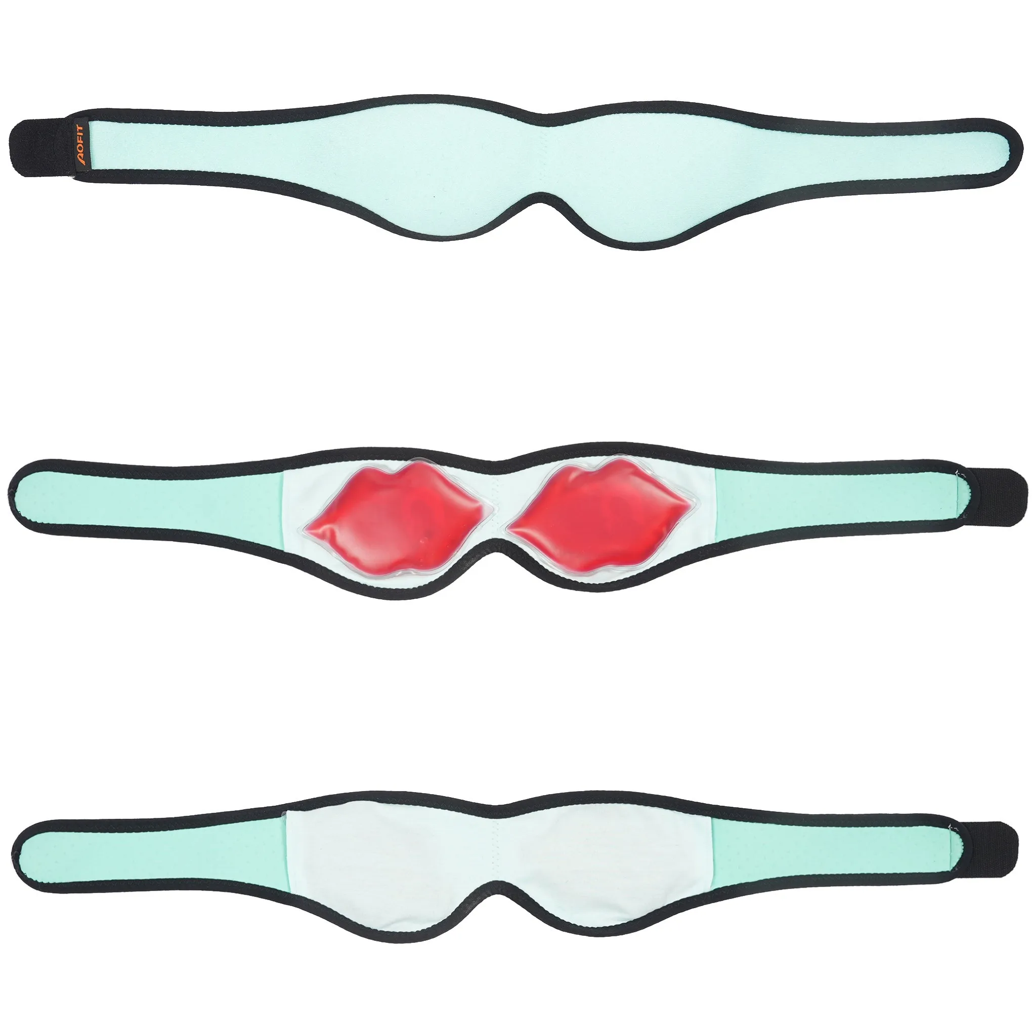 Easy to Use Do Not Includes 2 Gel Packs Hot & Cold Therapy Face Ice Pack Adjustable Face Wrap